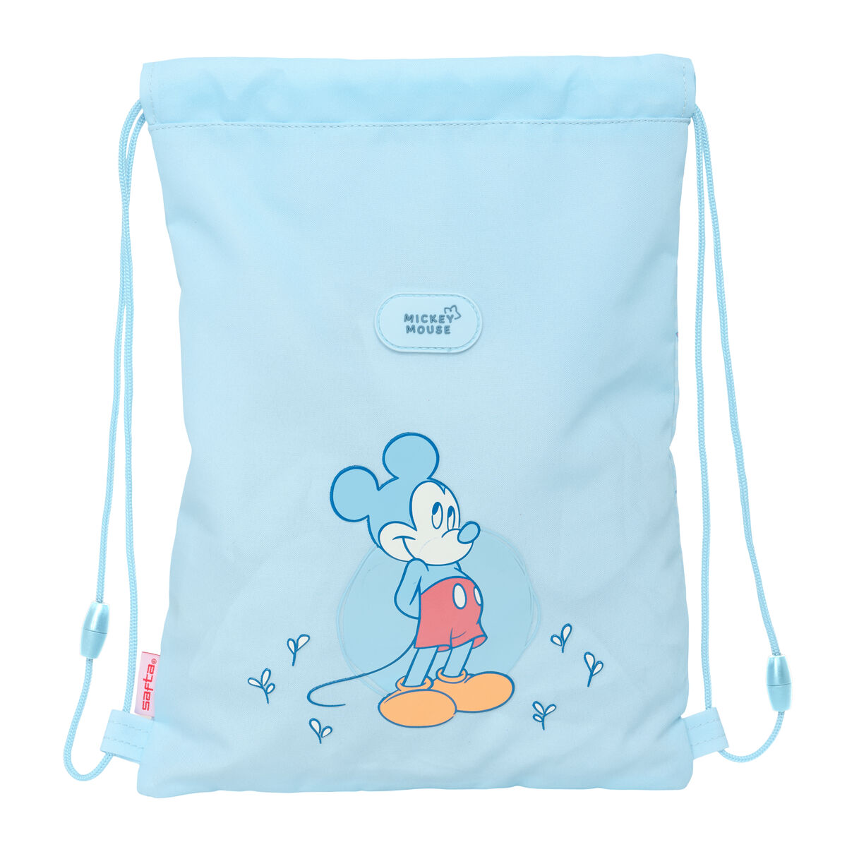 Backpack with Strings Mickey Mouse Clubhouse Baby Blue 26 x 34 x 1 cm Backpack with Strings Mickey Mouse Clubhouse Baby Blue 26 x 34 x 1 cm