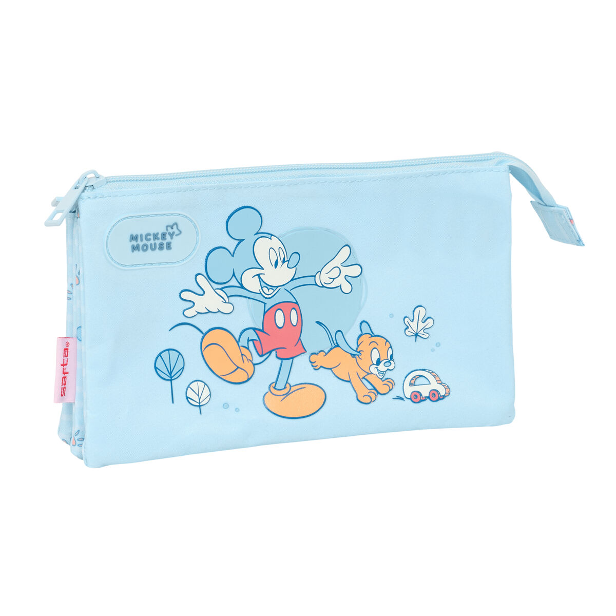 Triple Carry-all Mickey Mouse Clubhouse Baby Light Blue 22 x 12 x 3 cm Triple Carry-all Mickey Mouse Clubhouse Baby Light Blue 22 x 12 x 3 cm