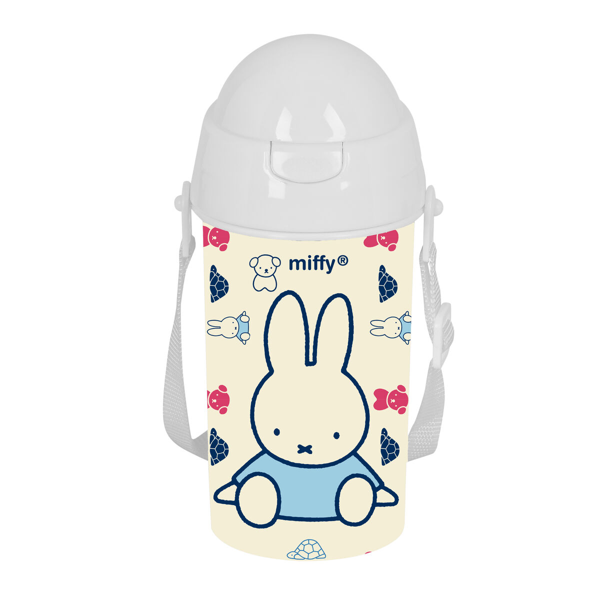 Water bottle Miffy Buddy Beige PVC 500 ml