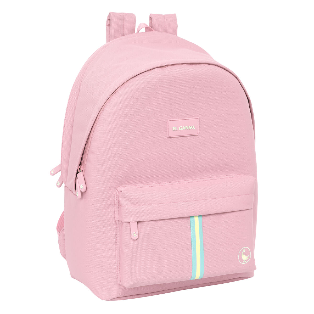 Rucksack for Laptop and Tablet with USB Output El Ganso Basics Pink Rucksack for Laptop and Tablet with USB Output El Ganso Basics Pink