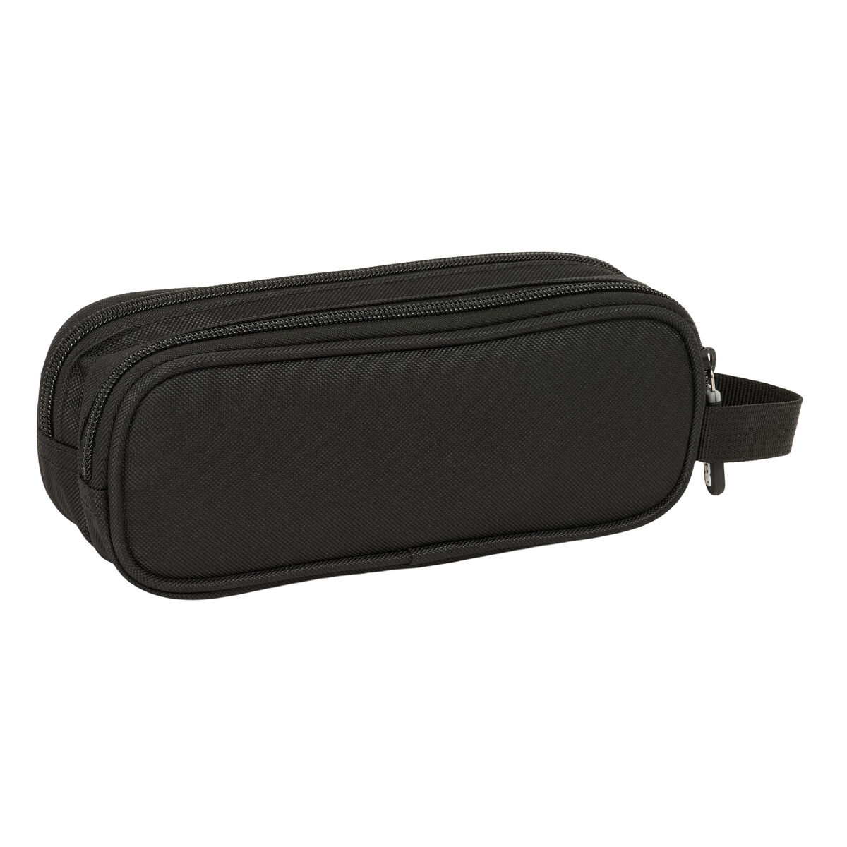 Double Carry-all Kappa Dark Black 21 x 8 x 6 cm