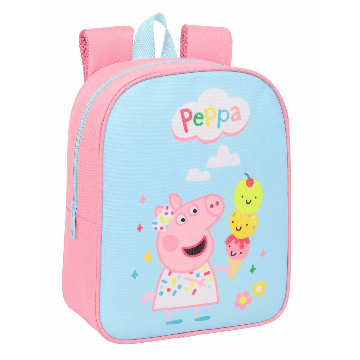 School Bag Peppa Pig Blue Pink 22 x 27 x 10 cm