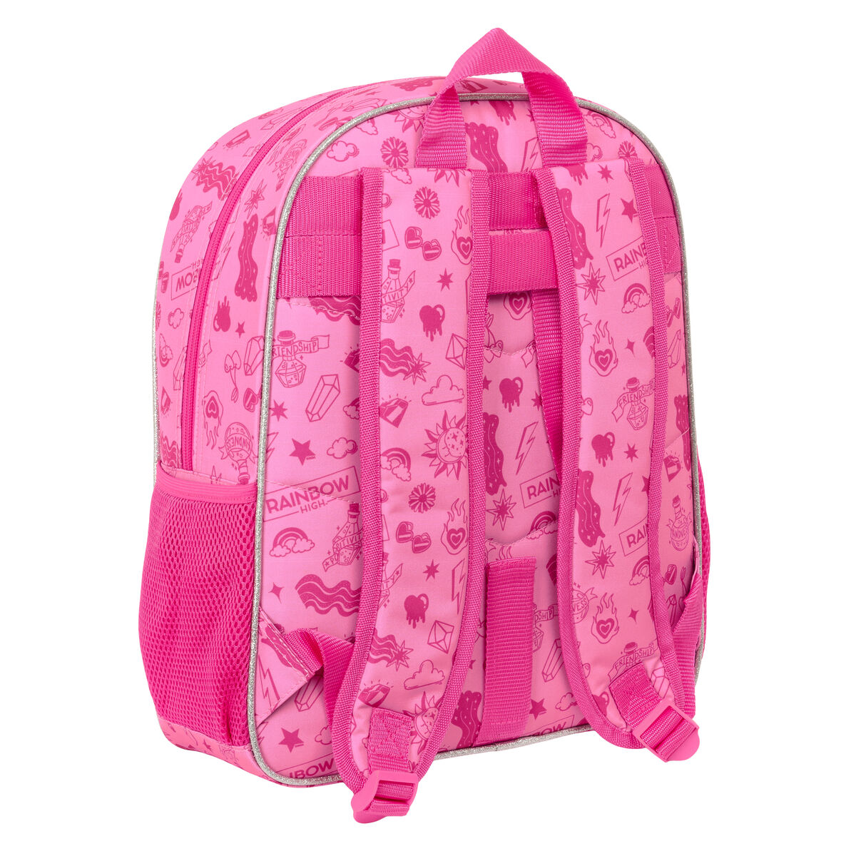 School Bag Rainbow High Shine Multicolour 32 x 38 x 12 cm
