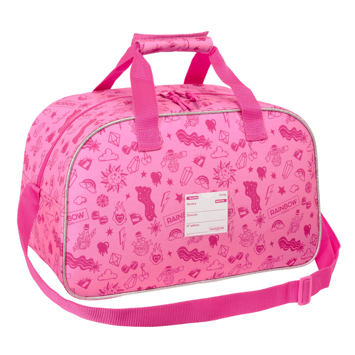 Sports bag Rainbow High Shine Multicolour 40 x 24 x 23 cm
