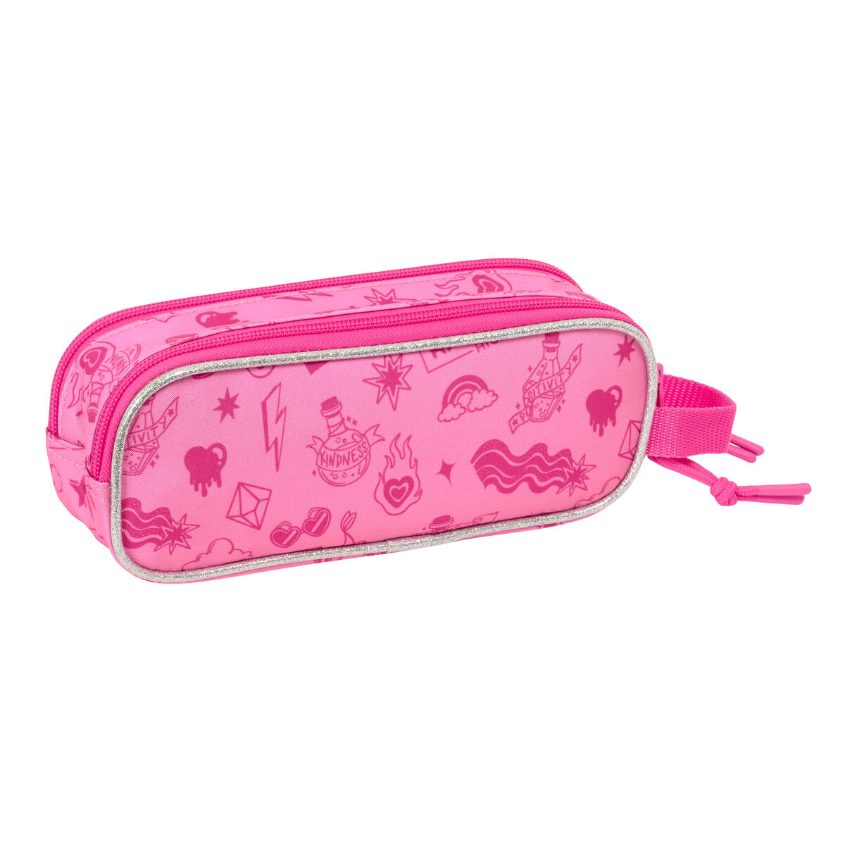 Holdall Rainbow High Shine Multicolour 21 x 8 x 6 cm