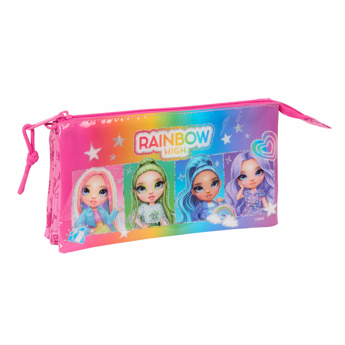 Holdall Rainbow High Shine Multicolour 22 x 12 x 3 cm Holdall Rainbow High Shine Multicolour 22 x 12 x 3 cm