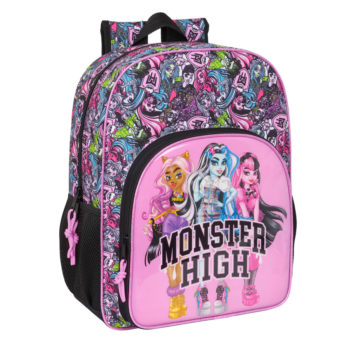 School Bag Monster High Drama Multicolour 33 x 42 x 14 cm School Bag Monster High Drama Multicolour 33 x 42 x 14 cm