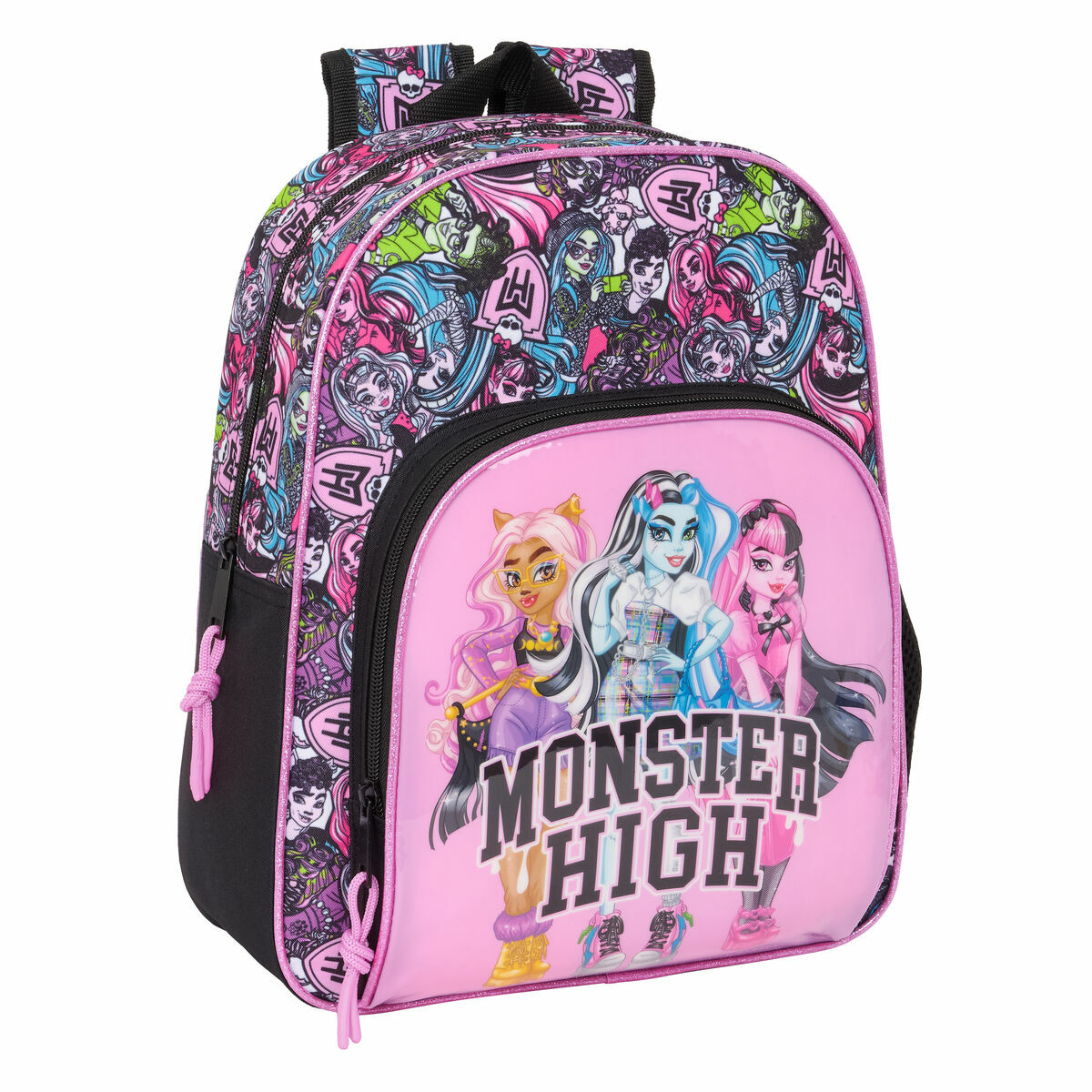 School Bag Monster High Drama Multicolour 28 x 34 x 10 cm School Bag Monster High Drama Multicolour 28 x 34 x 10 cm