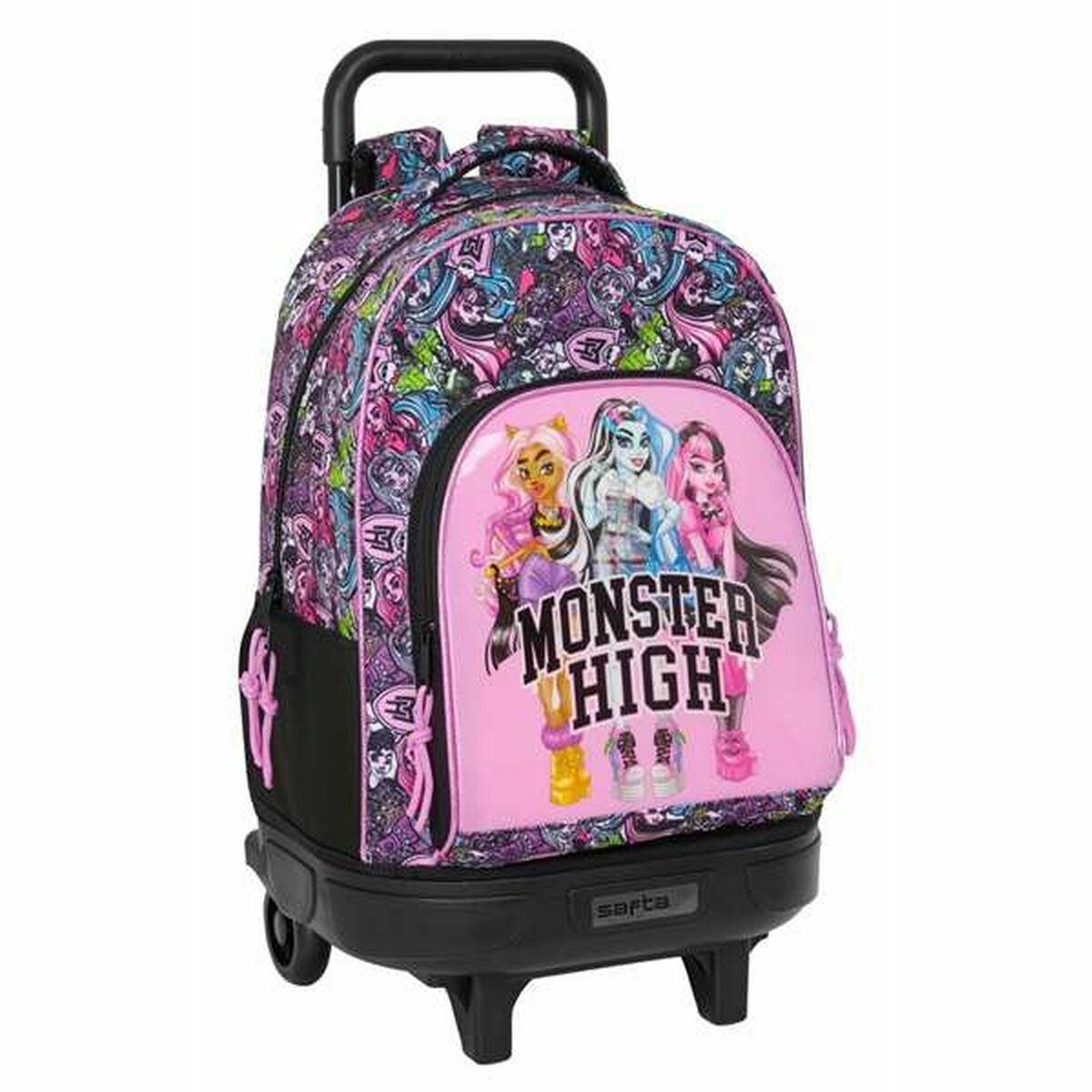 School Bag Monster High Drama Multicolour 33 x 45 x 22 cm School Bag Monster High Drama Multicolour 33 x 45 x 22 cm