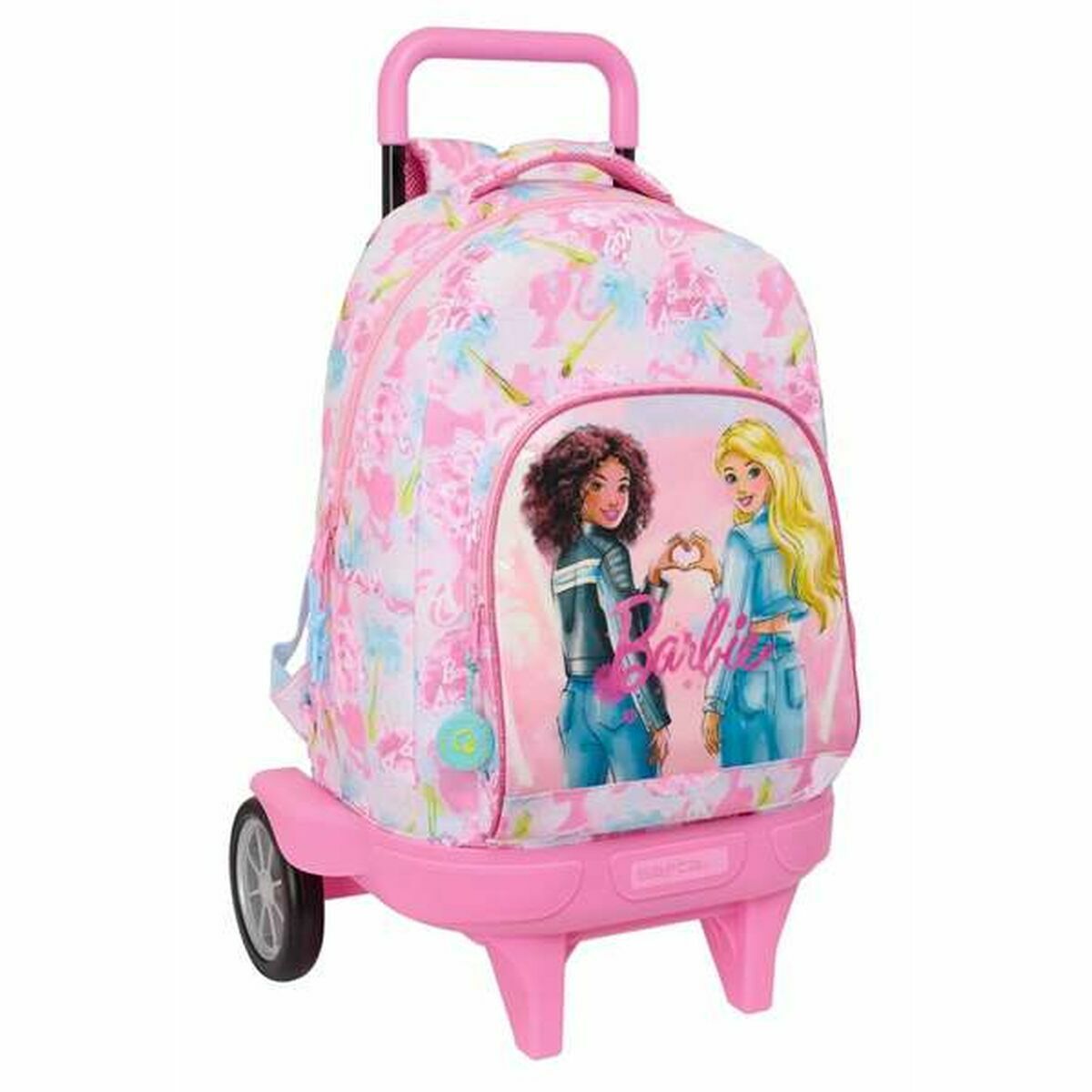 School Bag Barbie Painterly Pink Sky blue 33 x 45 x 22 cm School Bag Barbie Painterly Pink Sky blue 33 x 45 x 22 cm