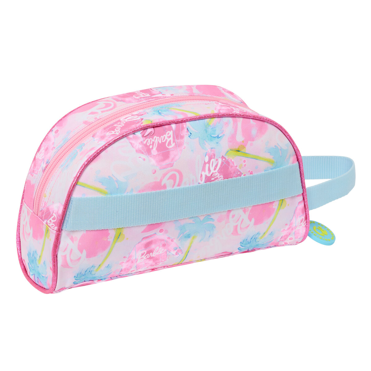 Travel Vanity Case Barbie Painterly Pink Sky blue 26 x 16 x 9 cm