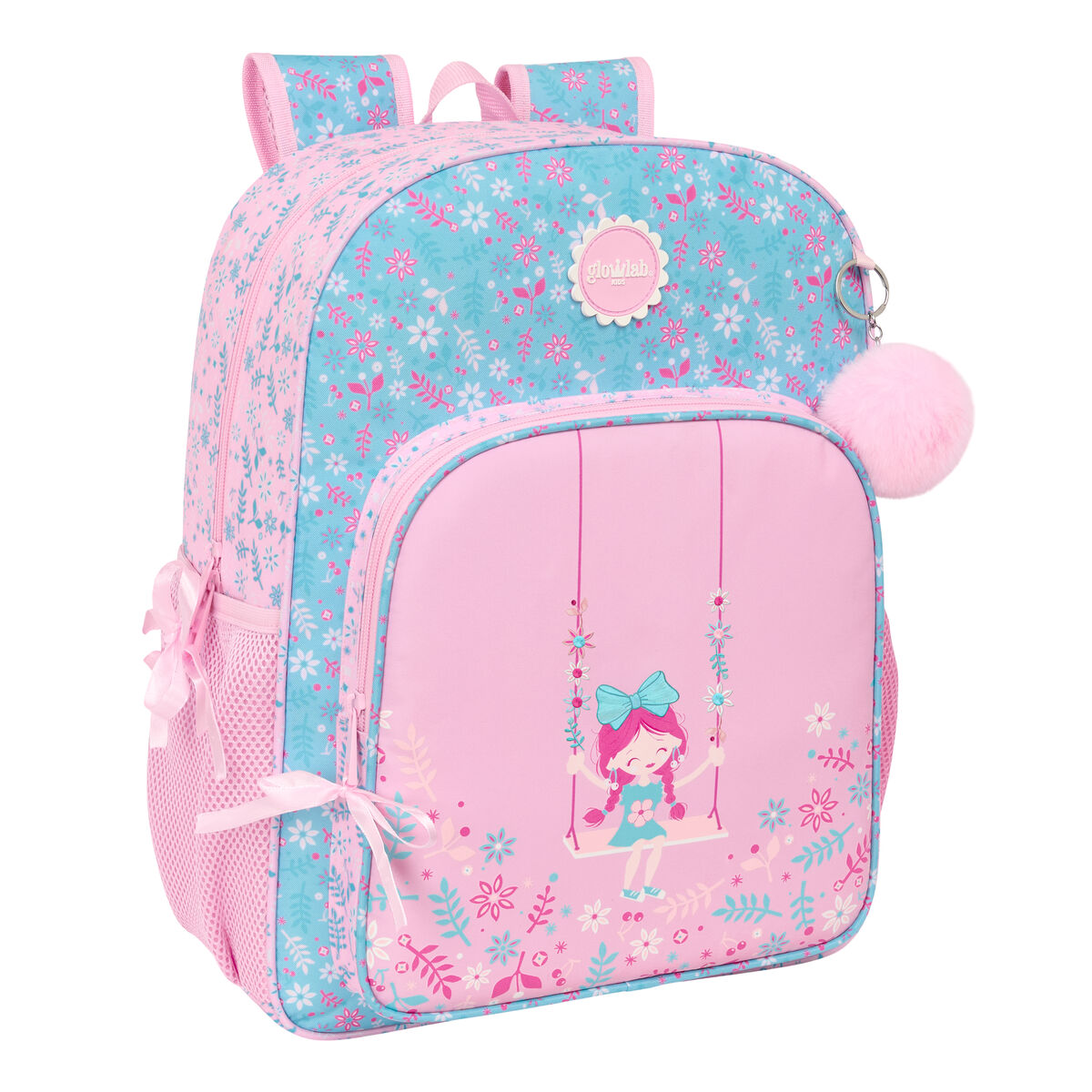 School Bag Glow Lab Swing Multicolour 33 x 42 x 14 cm School Bag Glow Lab Swing Multicolour 33 x 42 x 14 cm