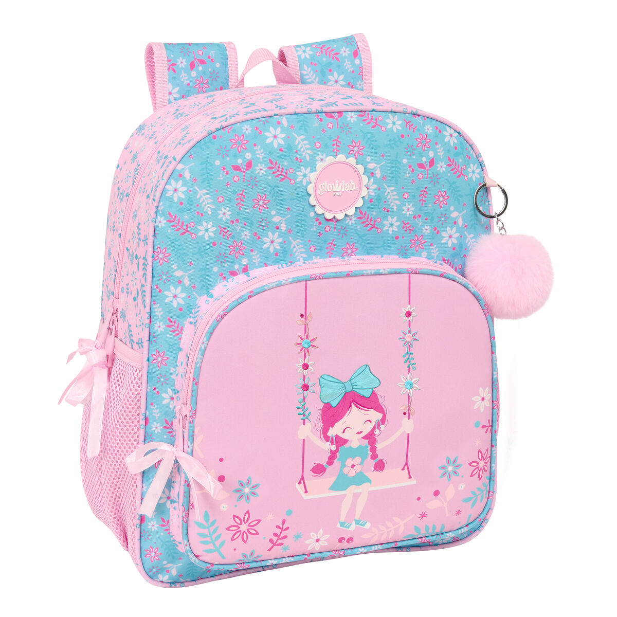 School Bag Glow Lab Swing Multicolour 32 x 38 x 12 cm School Bag Glow Lab Swing Multicolour 32 x 38 x 12 cm