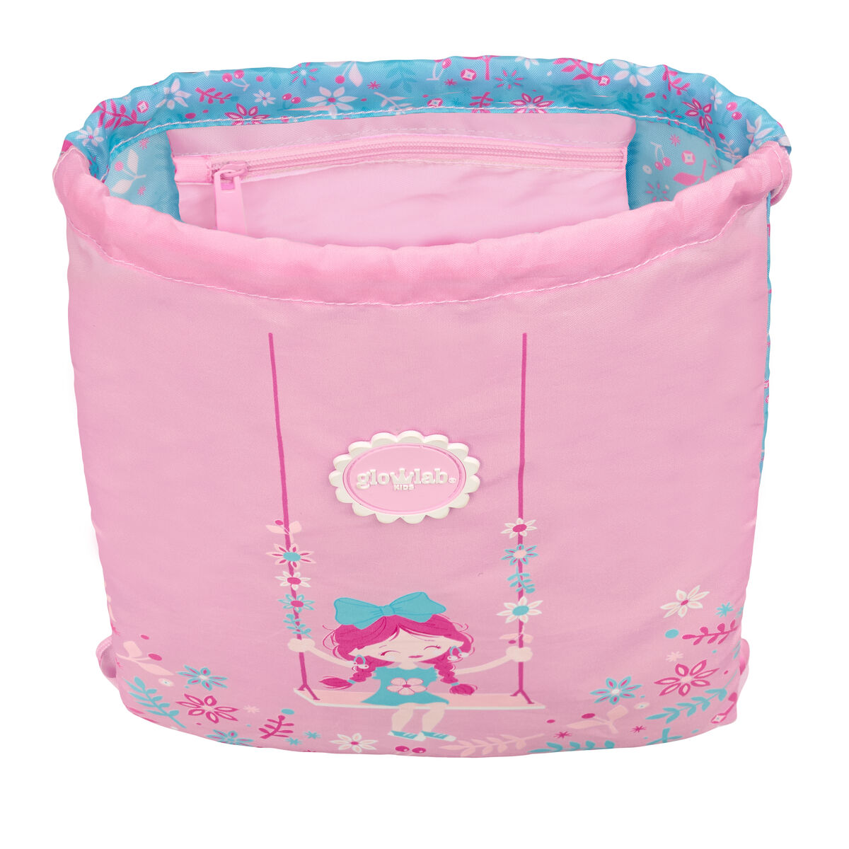 Backpack with Strings Glow Lab Swing Multicolour 26 x 34 x 1 cm