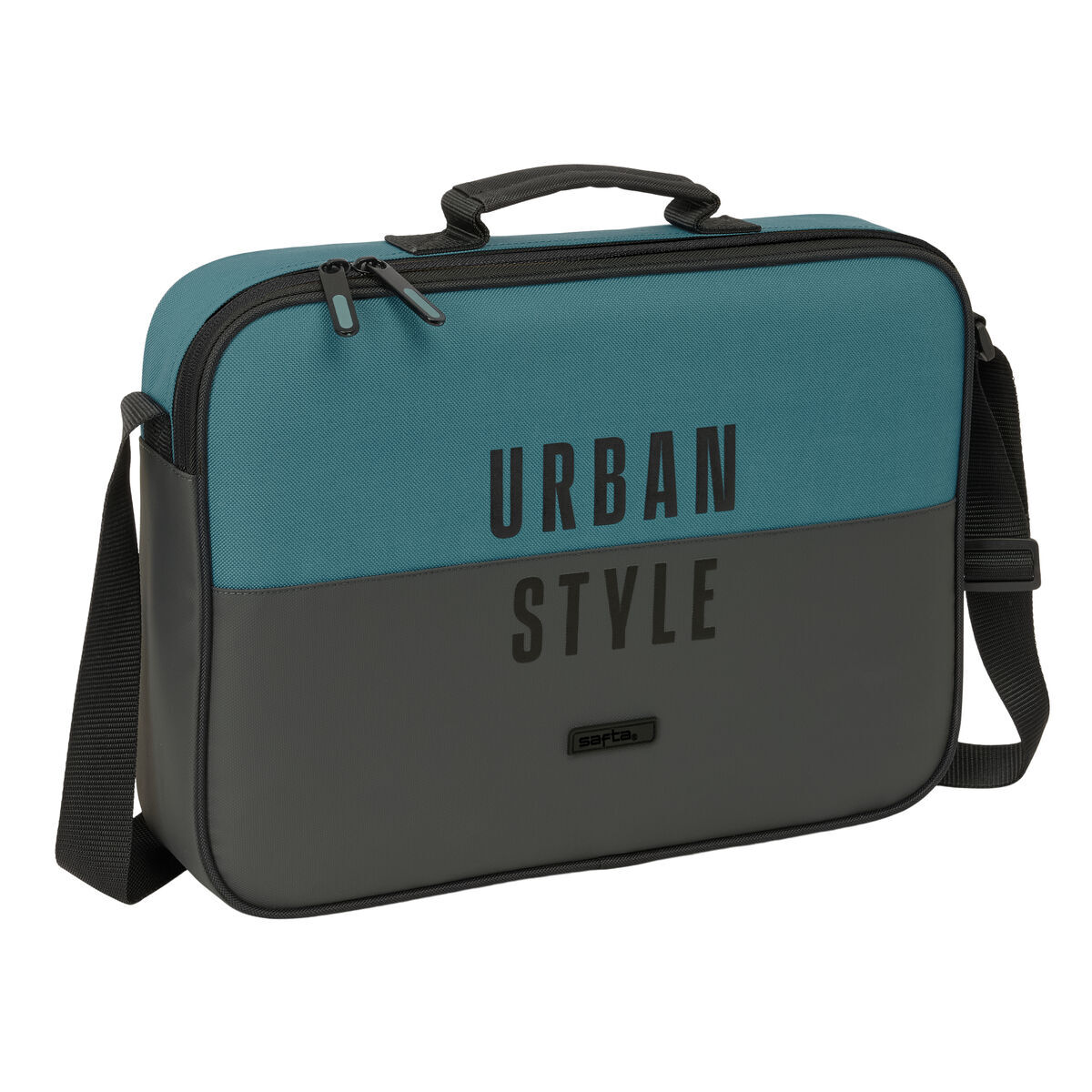 School Satchel Safta Urban style Blue Grey 38 x 28 x 6 cm School Satchel Safta Urban style Blue Grey 38 x 28 x 6 cm