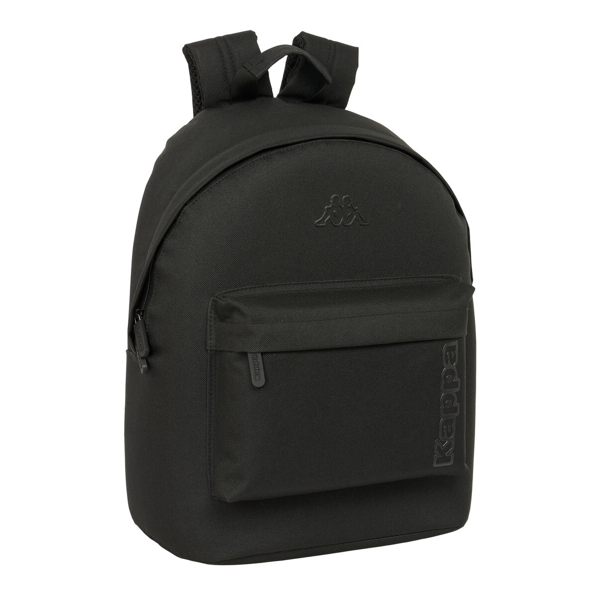 School Bag Kappa kappa basics Black 31 x 41 x 16 cm