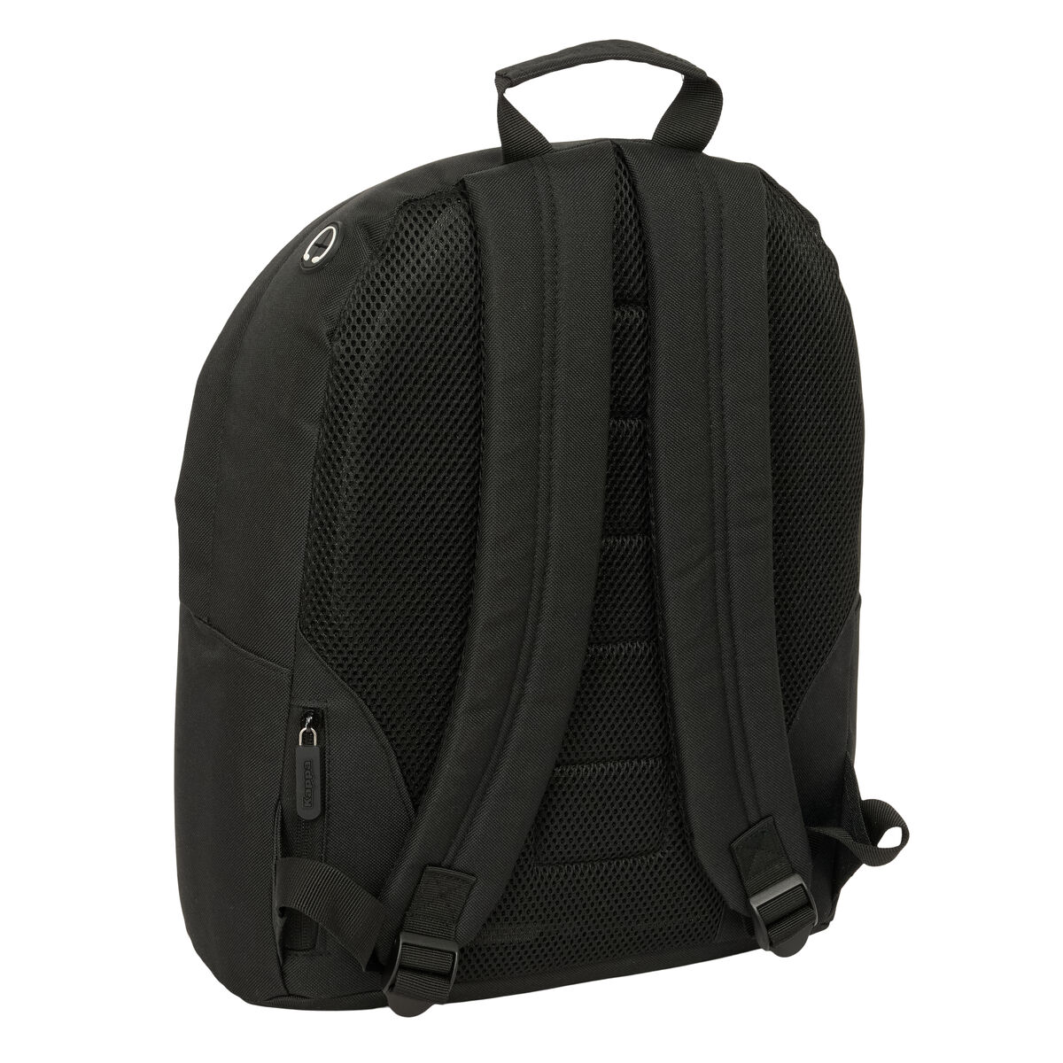 School Bag Kappa kappa basics Black 31 x 41 x 16 cm