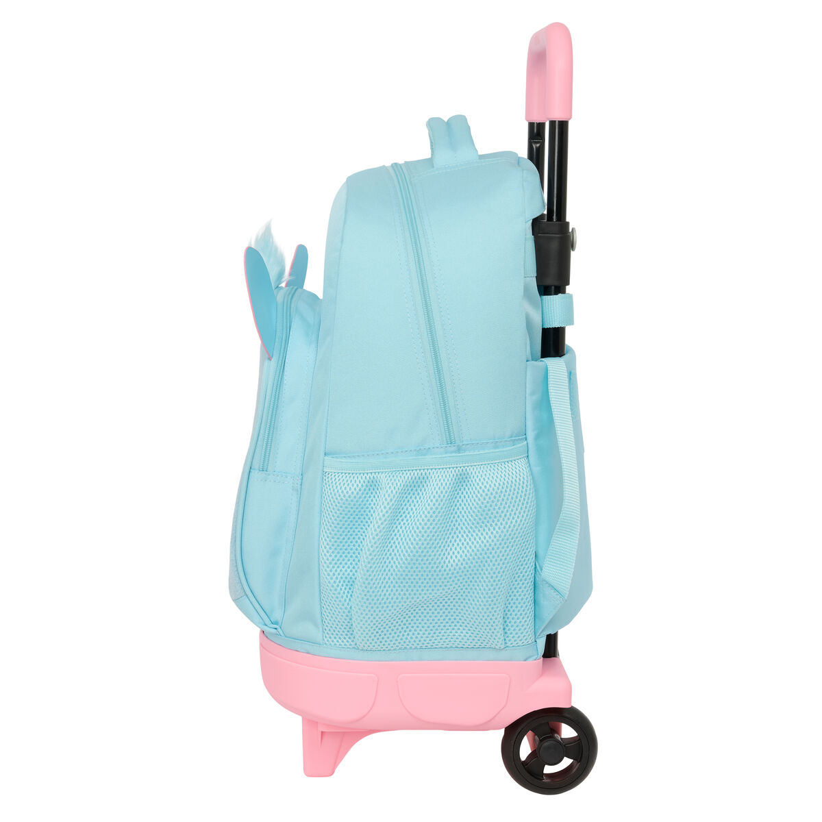 School Rucksack with Wheels Furby Sky blue 33 x 45 x 22 cm