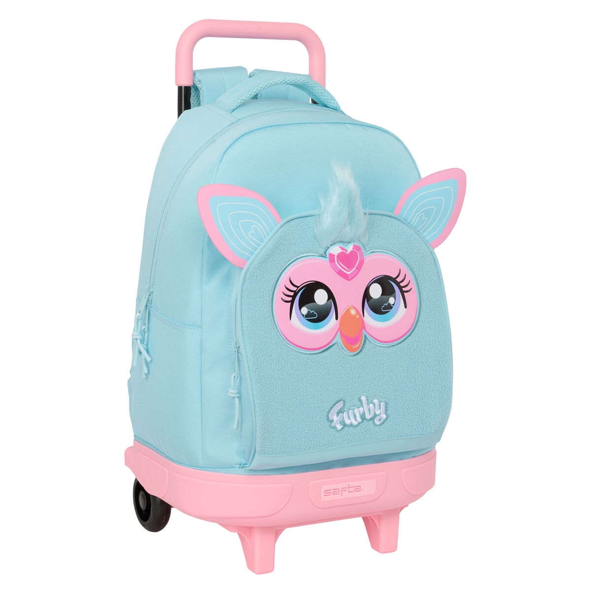 School Rucksack with Wheels Furby Sky blue 33 x 45 x 22 cm School Rucksack with Wheels Furby Sky blue 33 x 45 x 22 cm