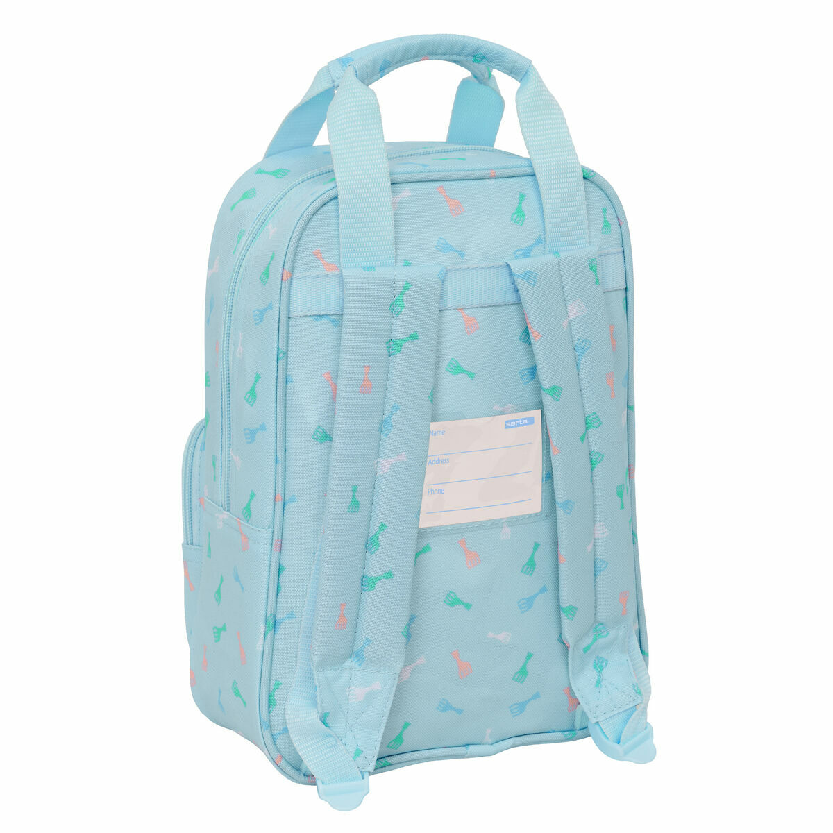School Bag Sophie la Girafe Light Blue 20 x 28 x 8 cm School Bag Sophie la Girafe Light Blue 20 x 28 x 8 cm