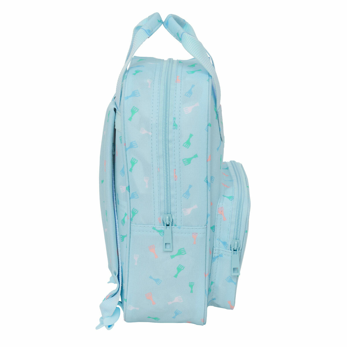 School Bag Sophie la Girafe Light Blue 20 x 28 x 8 cm