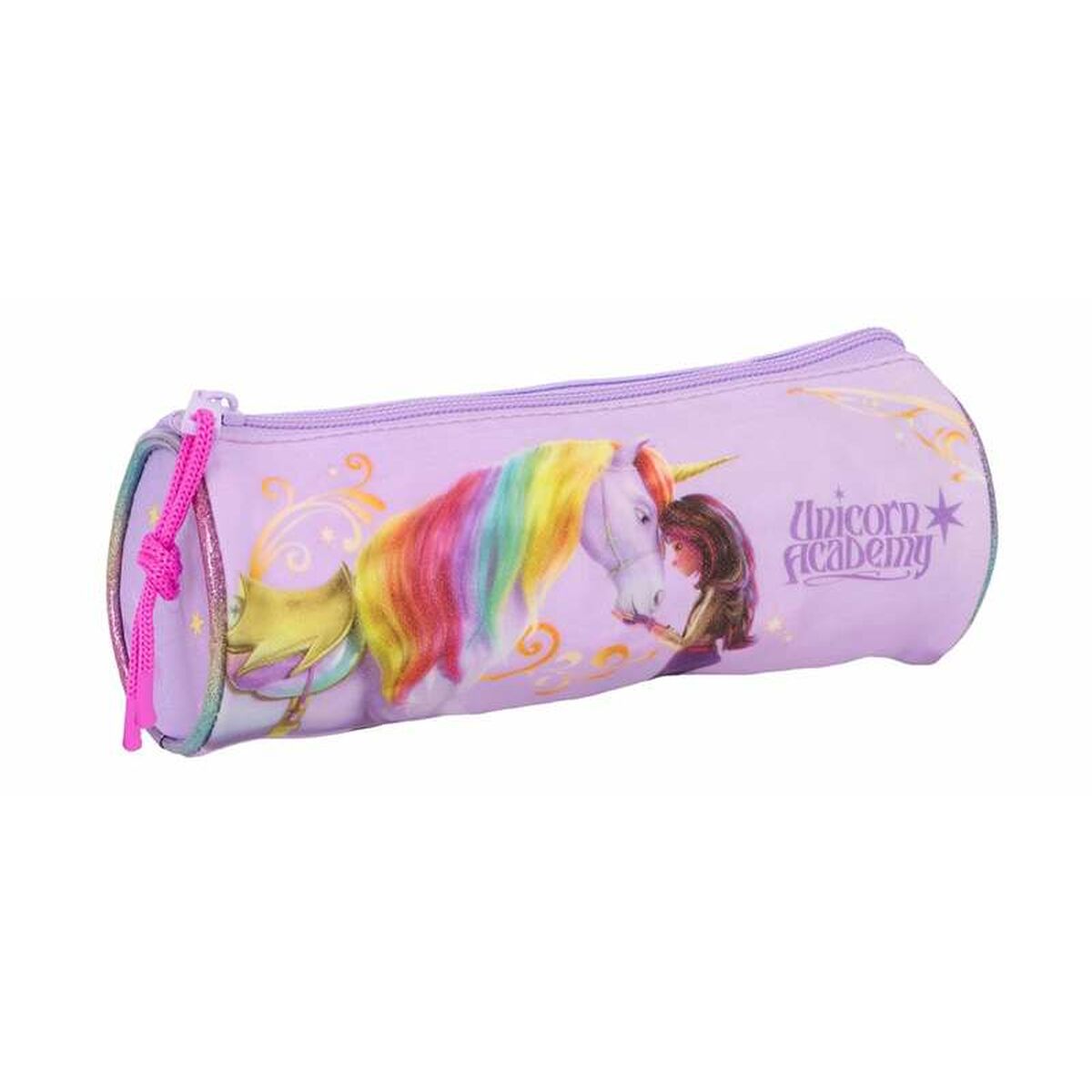 Cylindrical School Case Unicorn Academy Lilac 20 x 7 x 7 cm Cylindrical School Case Unicorn Academy Lilac 20 x 7 x 7 cm