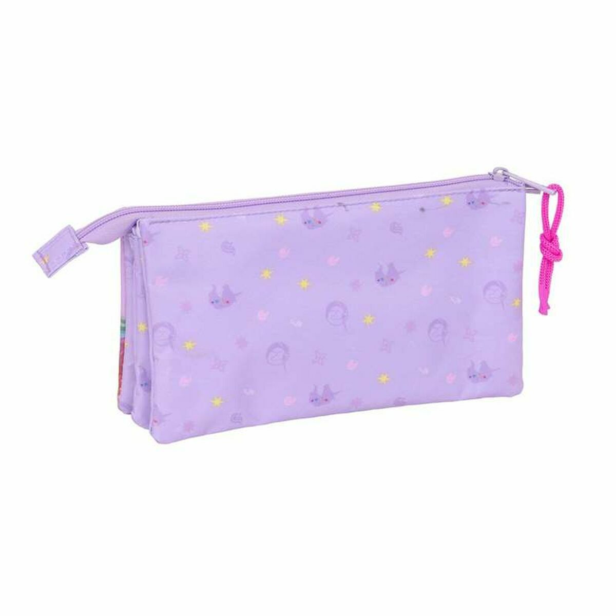 Triple Carry-all Unicorn Academy Lilac 22 x 12 x 3 cm