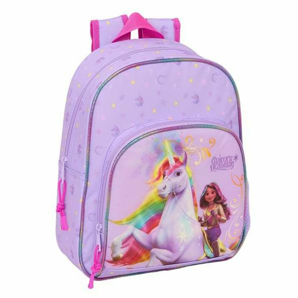 School Bag Unicorn Academy Lilac 28 x 34 x 10 cm School Bag Unicorn Academy Lilac 28 x 34 x 10 cm