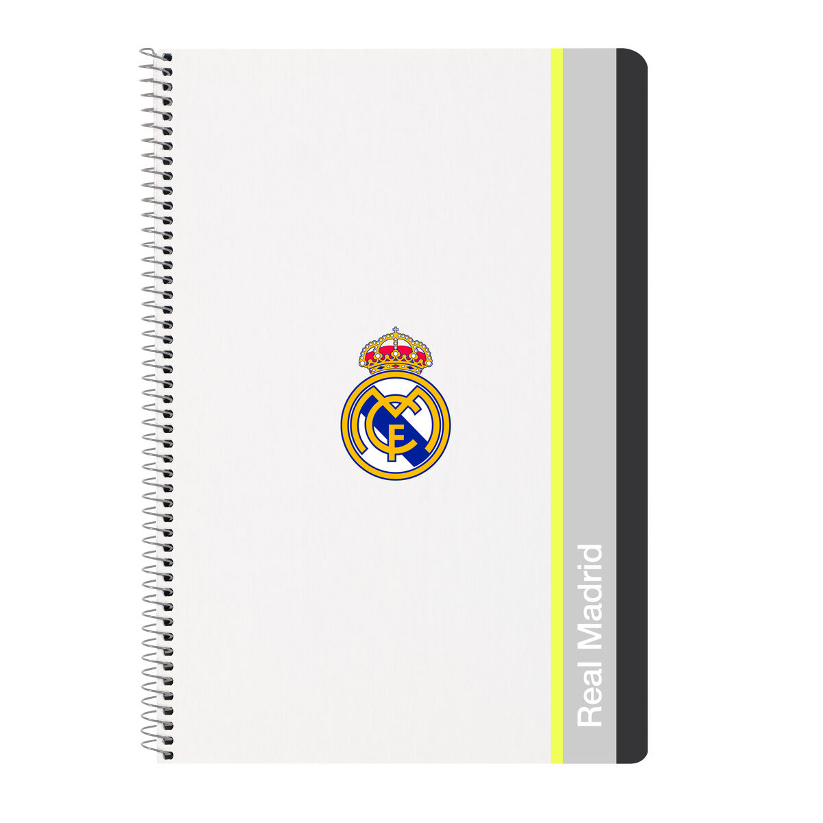 Notebook Real Madrid C.F. White A4 80 Sheets Notebook Real Madrid C.F. White A4 80 Sheets