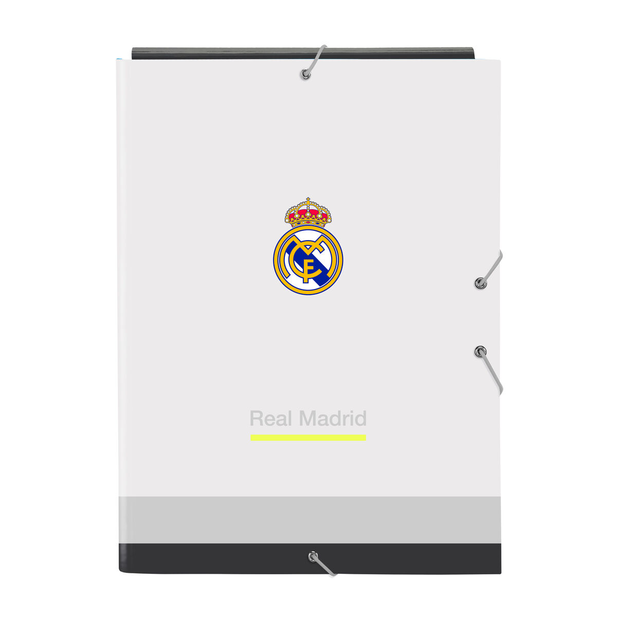 Ring binder Real Madrid C.F. White A4 26 x 33.5 x 2.5 cm