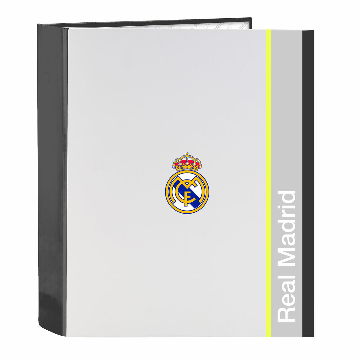 Ring binder Real Madrid C.F. White A4 27 x 33 x 6 cm Ring binder Real Madrid C.F. White A4 27 x 33 x 6 cm