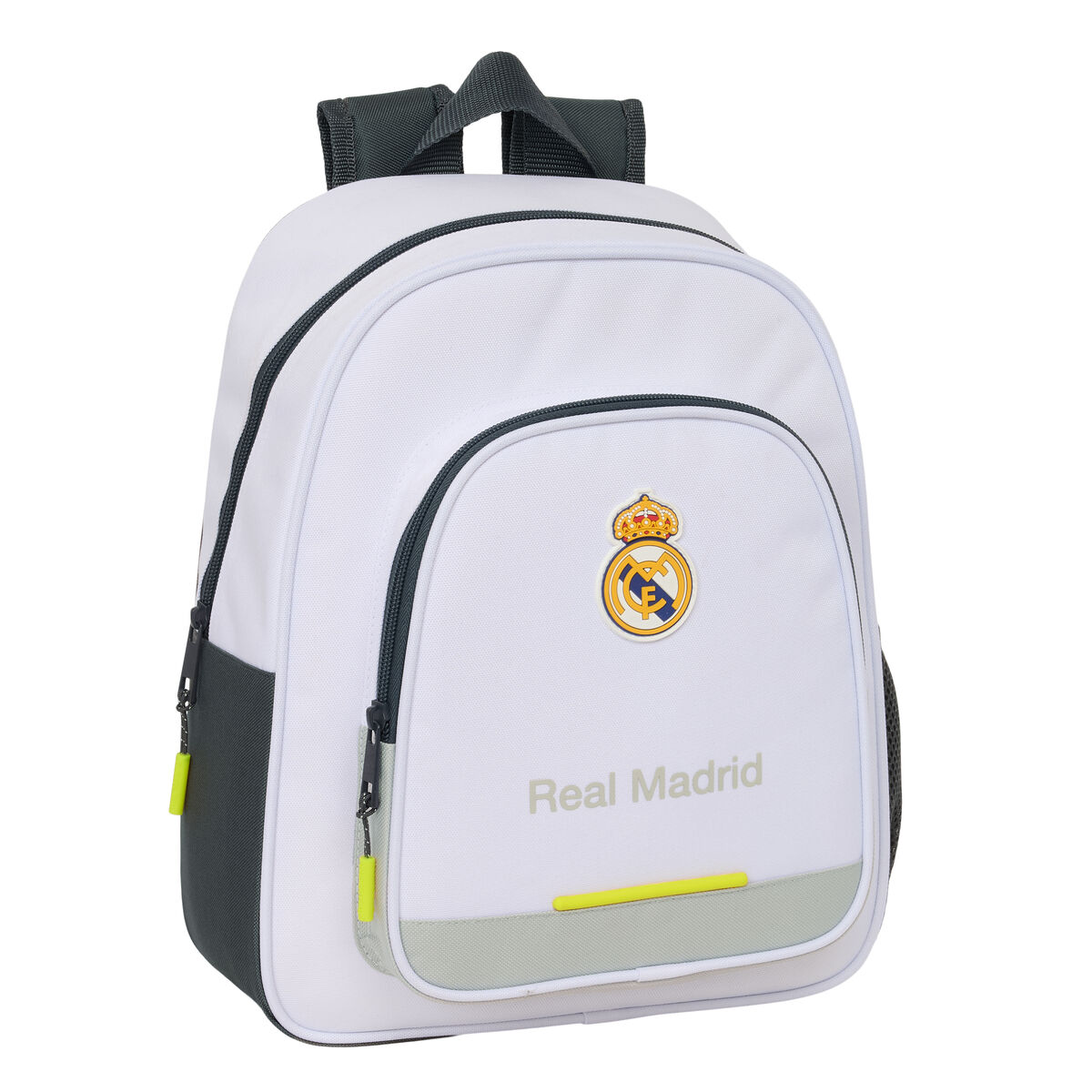 School Bag Real Madrid C.F. White 28 x 34 x 10 cm School Bag Real Madrid C.F. White 28 x 34 x 10 cm