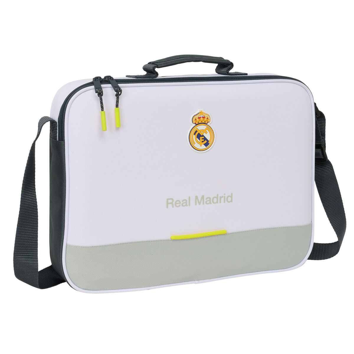 School Bag Real Madrid C.F. White 38 x 28 x 6 cm School Bag Real Madrid C.F. White 38 x 28 x 6 cm