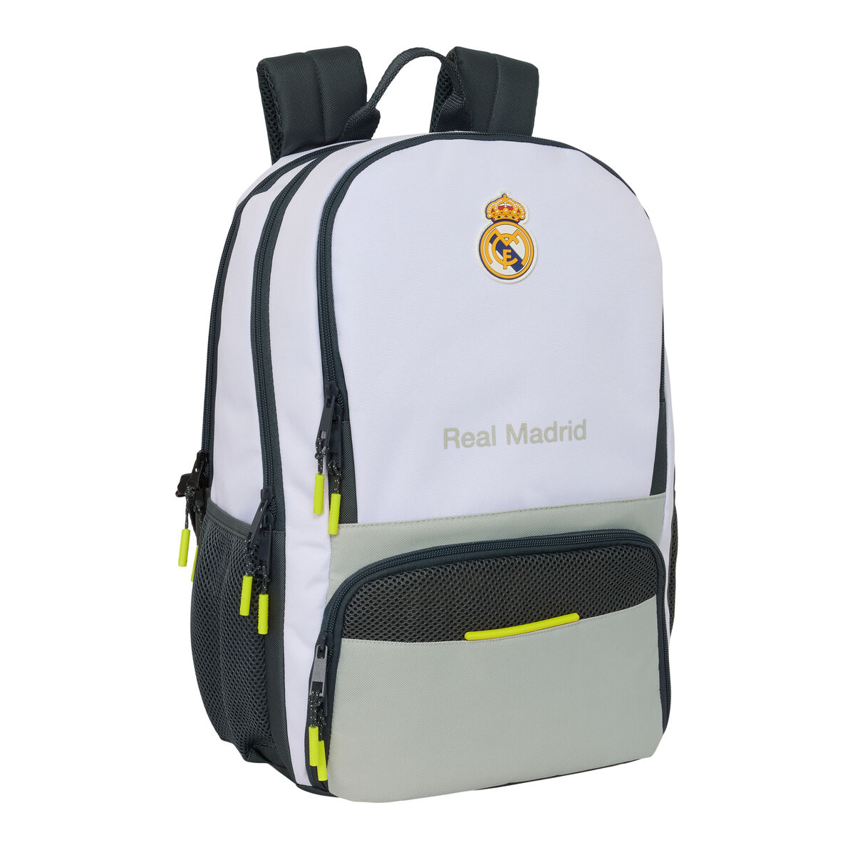 School Bag Real Madrid C.F. White 30 x 42 x 17 cm