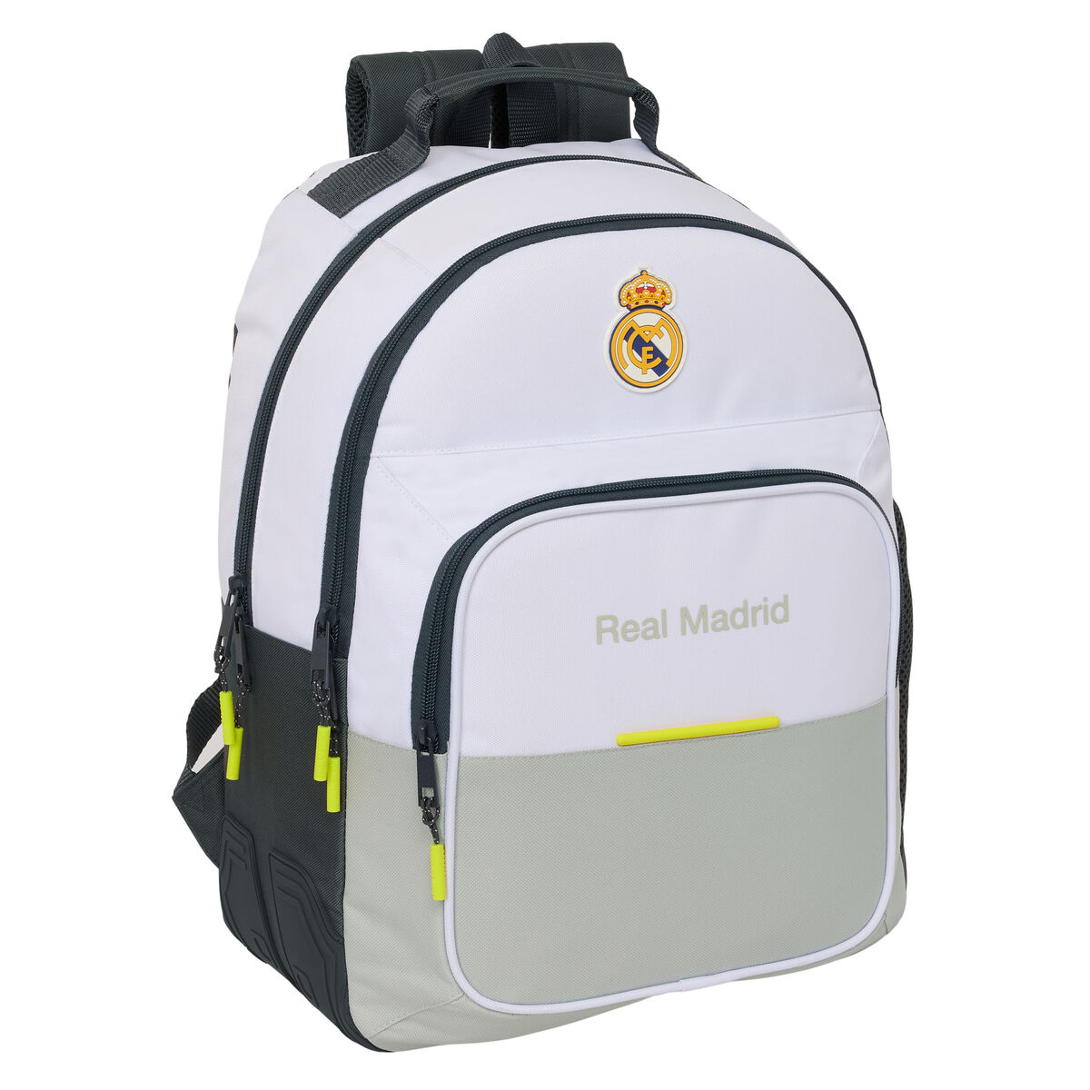 School Bag Real Madrid C.F. White 32 x 42 x 15 cm