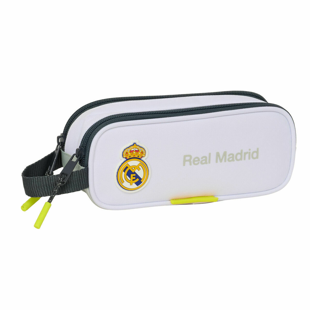 Holdall Real Madrid C.F. White 21 x 8 x 6 cm Holdall Real Madrid C.F. White 21 x 8 x 6 cm