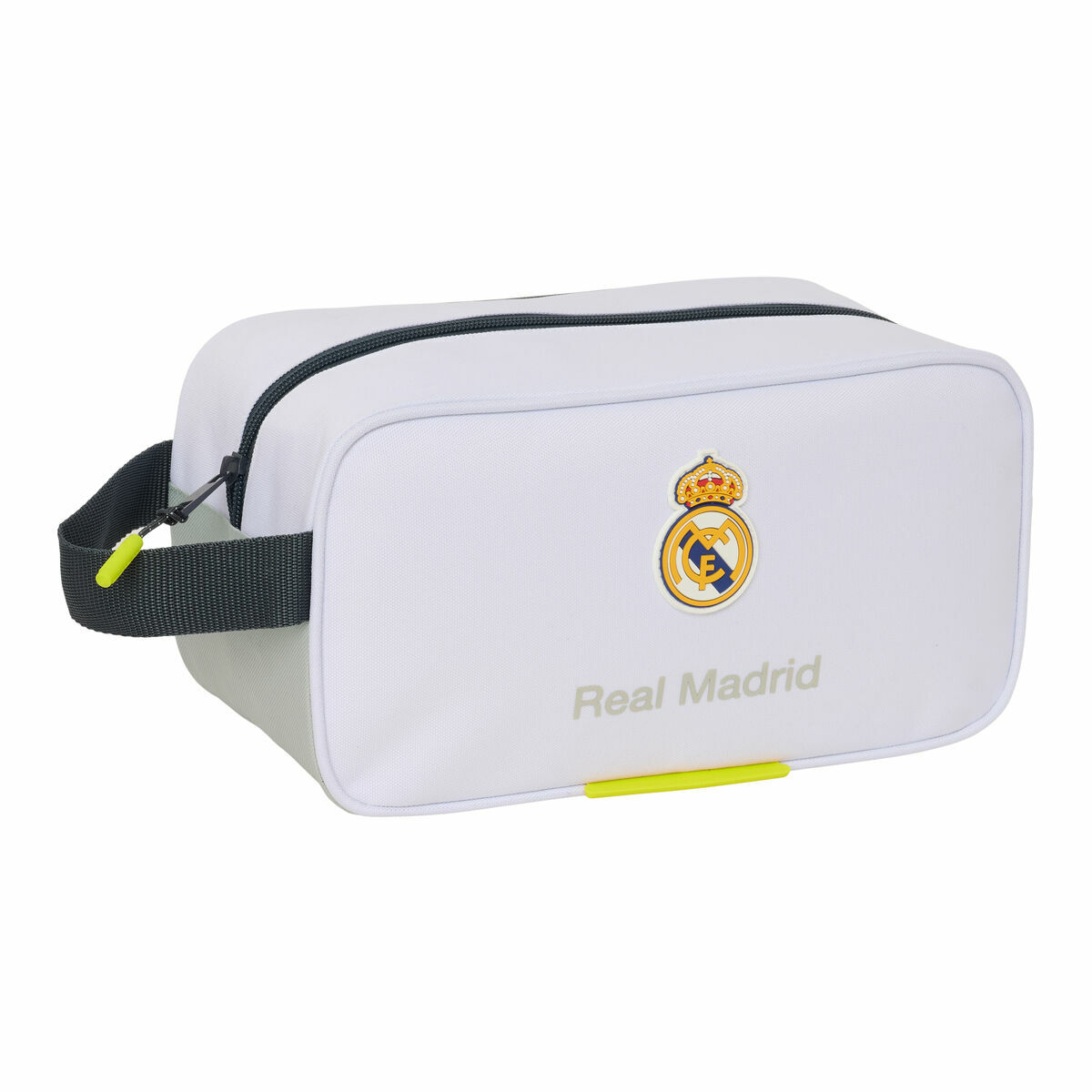 Travel Slipper Holder Real Madrid C.F. White 29 x 15 x 14 cm Travel Slipper Holder Real Madrid C.F. White 29 x 15 x 14 cm