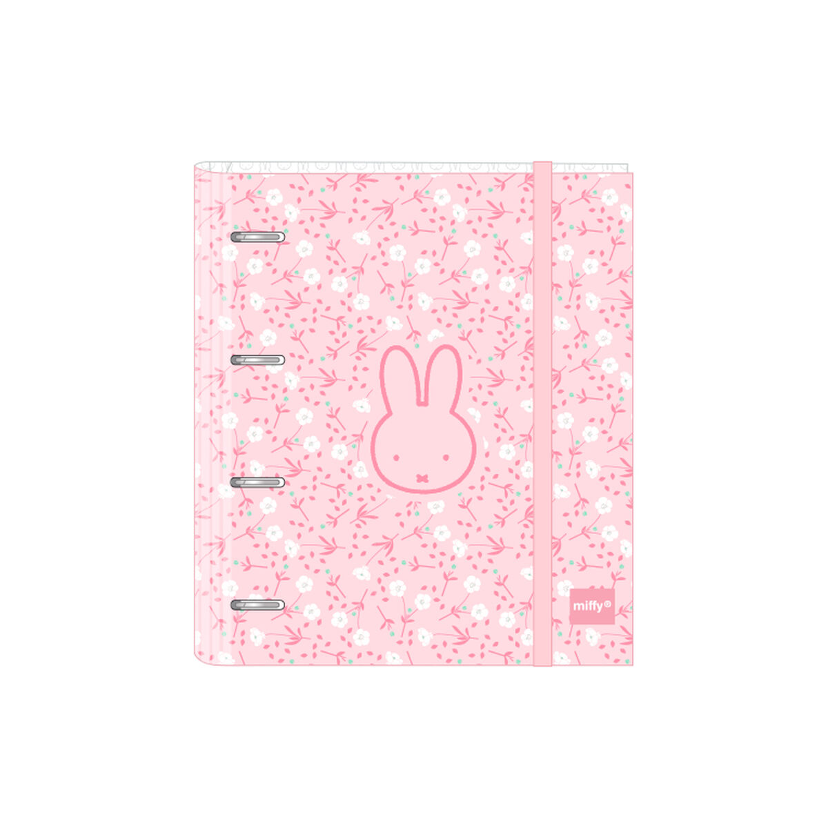 Ring binder Miffy Flores 27 x 32 x 3.5 cm Ring binder Miffy Flores 27 x 32 x 3.5 cm