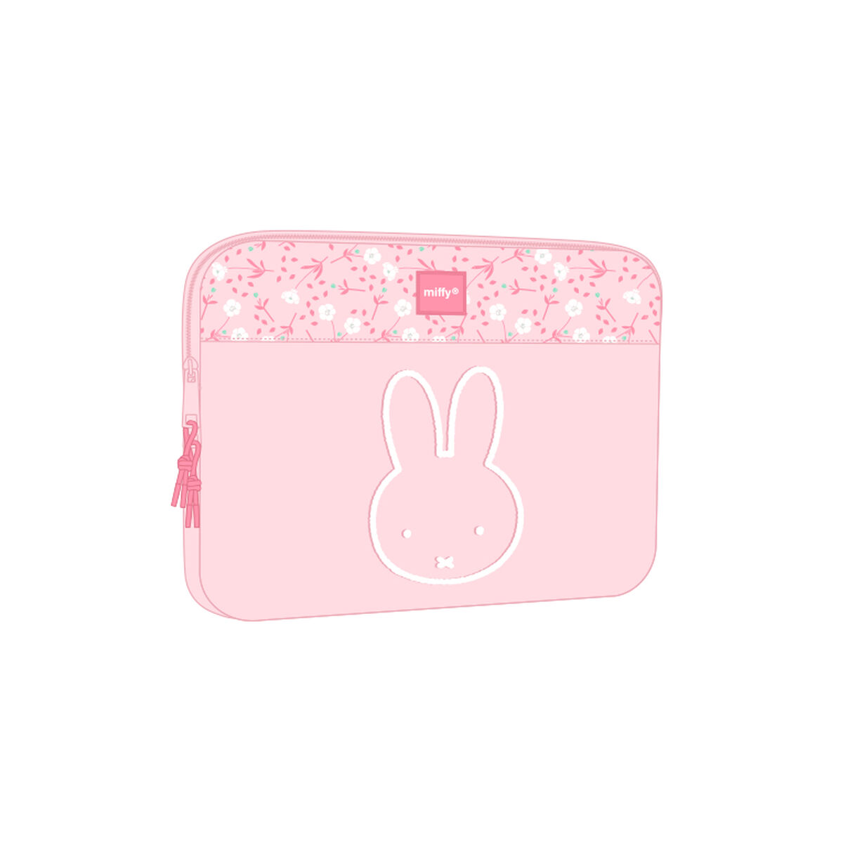 School Bag Miffy Flores 39,5 x 27,5 x 3,5 cm