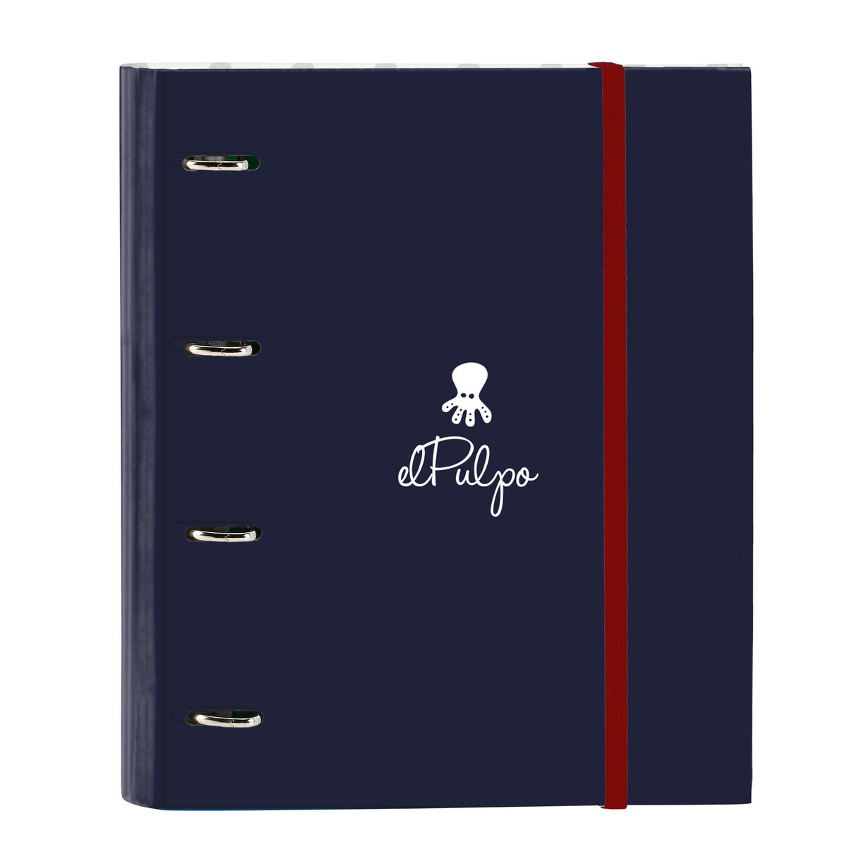 Ring binder El Pulpo Navy Blue 27 x 32 x 3.5 cm Ring binder El Pulpo Navy Blue 27 x 32 x 3.5 cm