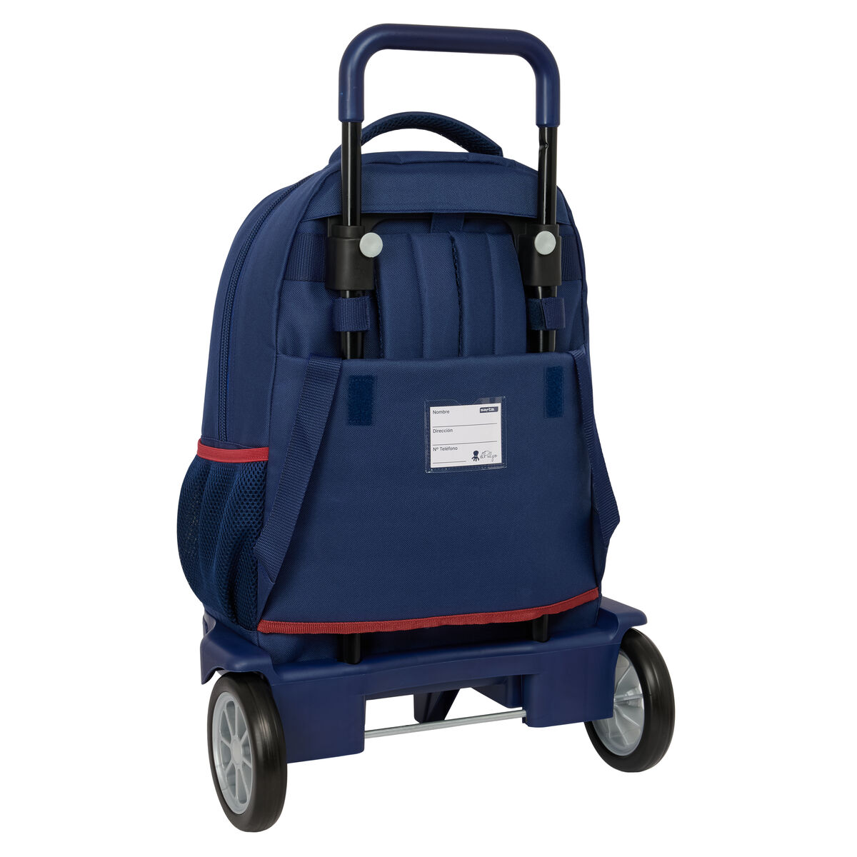 School Rucksack with Wheels El Pulpo Navy Blue 33 x 45 x 22 cm