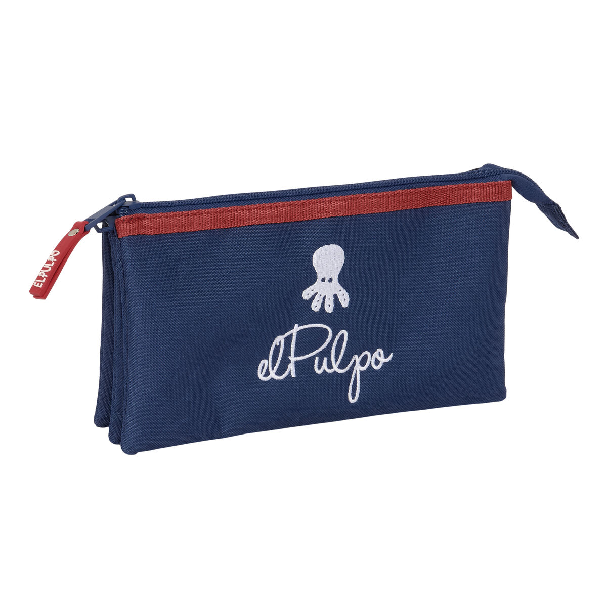 Triple Carry-all El Pulpo Navy Blue 22 x 12 x 3 cm Triple Carry-all El Pulpo Navy Blue 22 x 12 x 3 cm