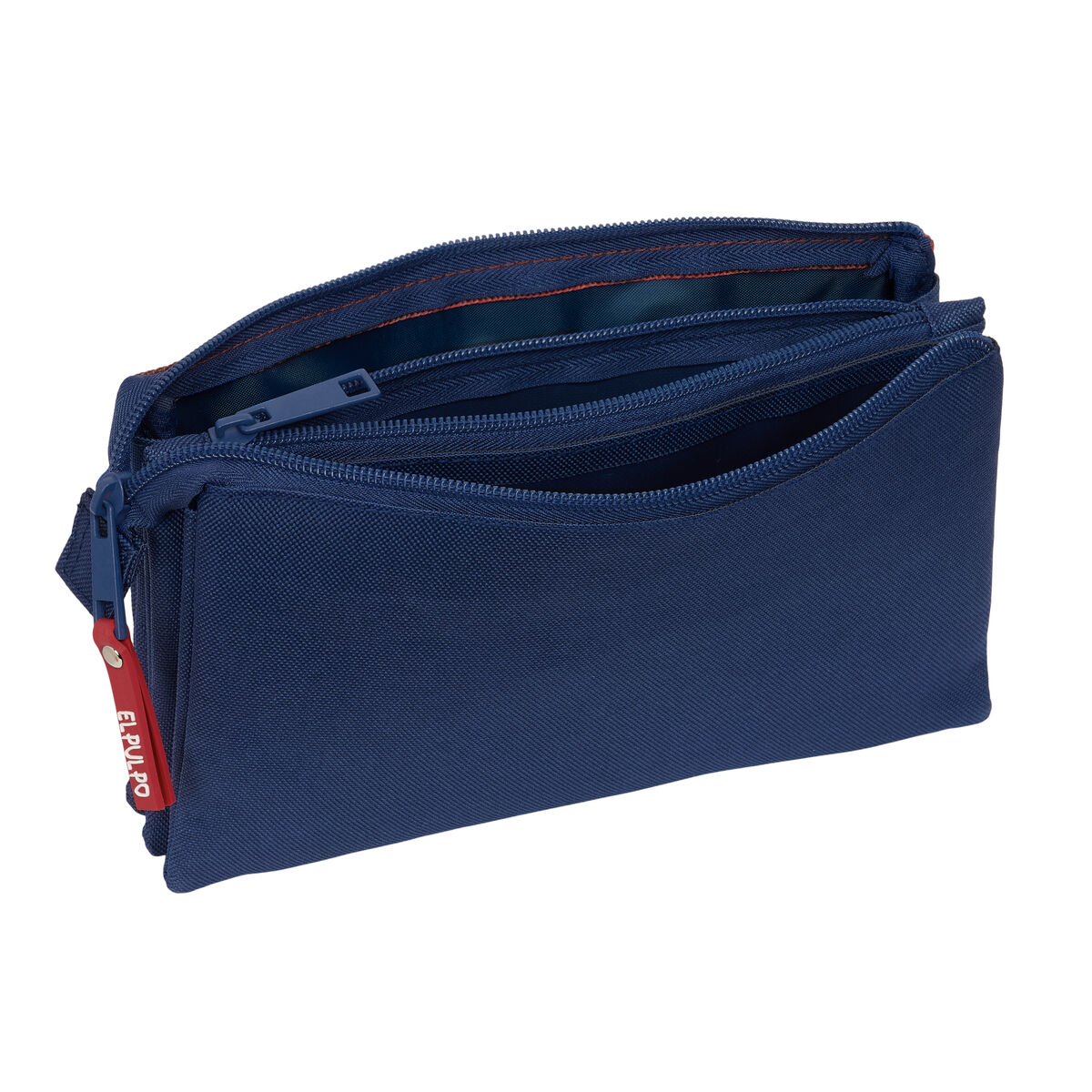 Triple Carry-all El Pulpo Navy Blue 22 x 12 x 3 cm