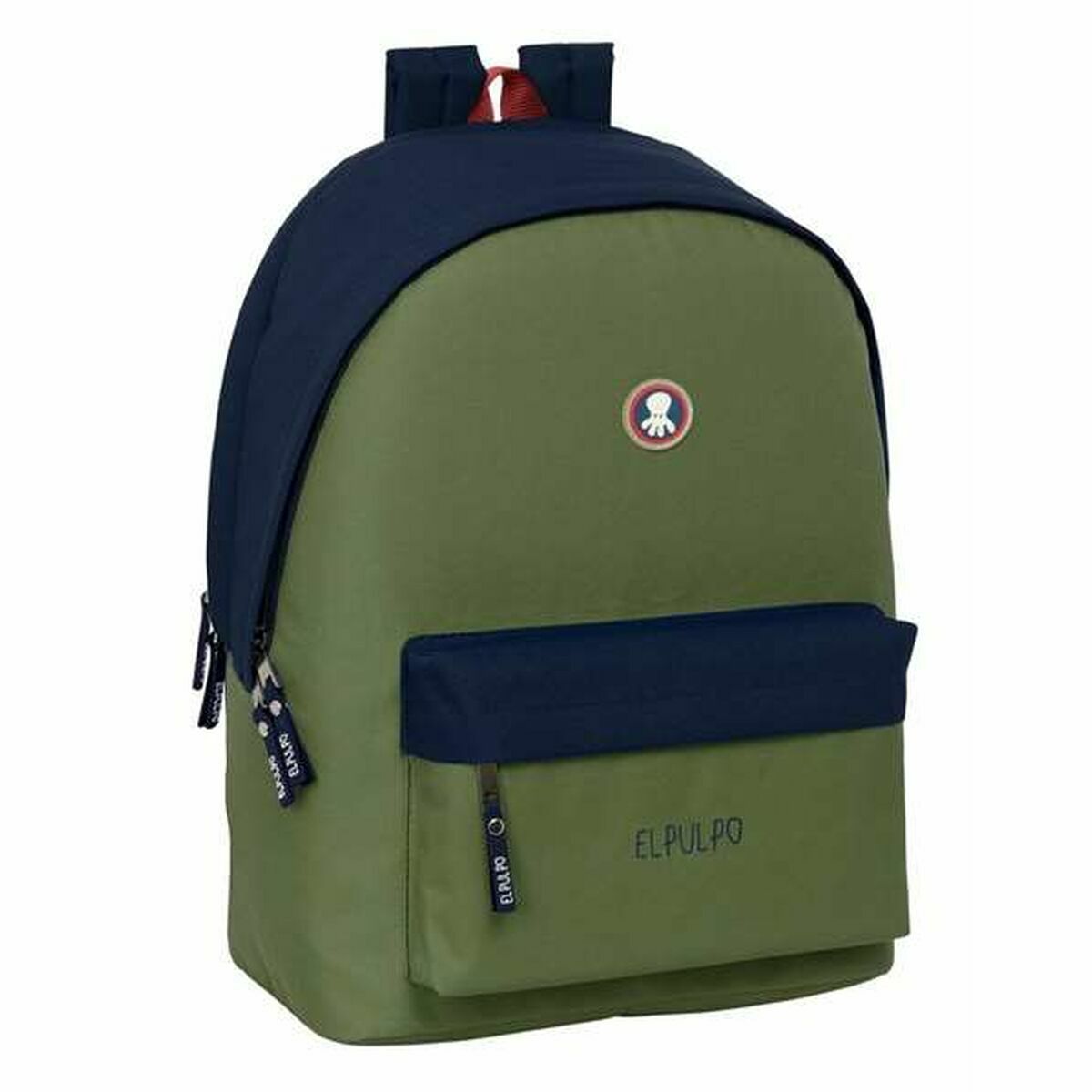 School Bag El Pulpo Navy Blue Khaki 31 x 44 x 18 cm School Bag El Pulpo Navy Blue Khaki 31 x 44 x 18 cm