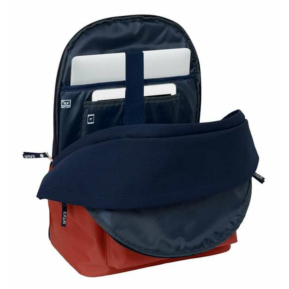 School Bag El Pulpo   Red Navy Blue 31 x 44 x 18 cm