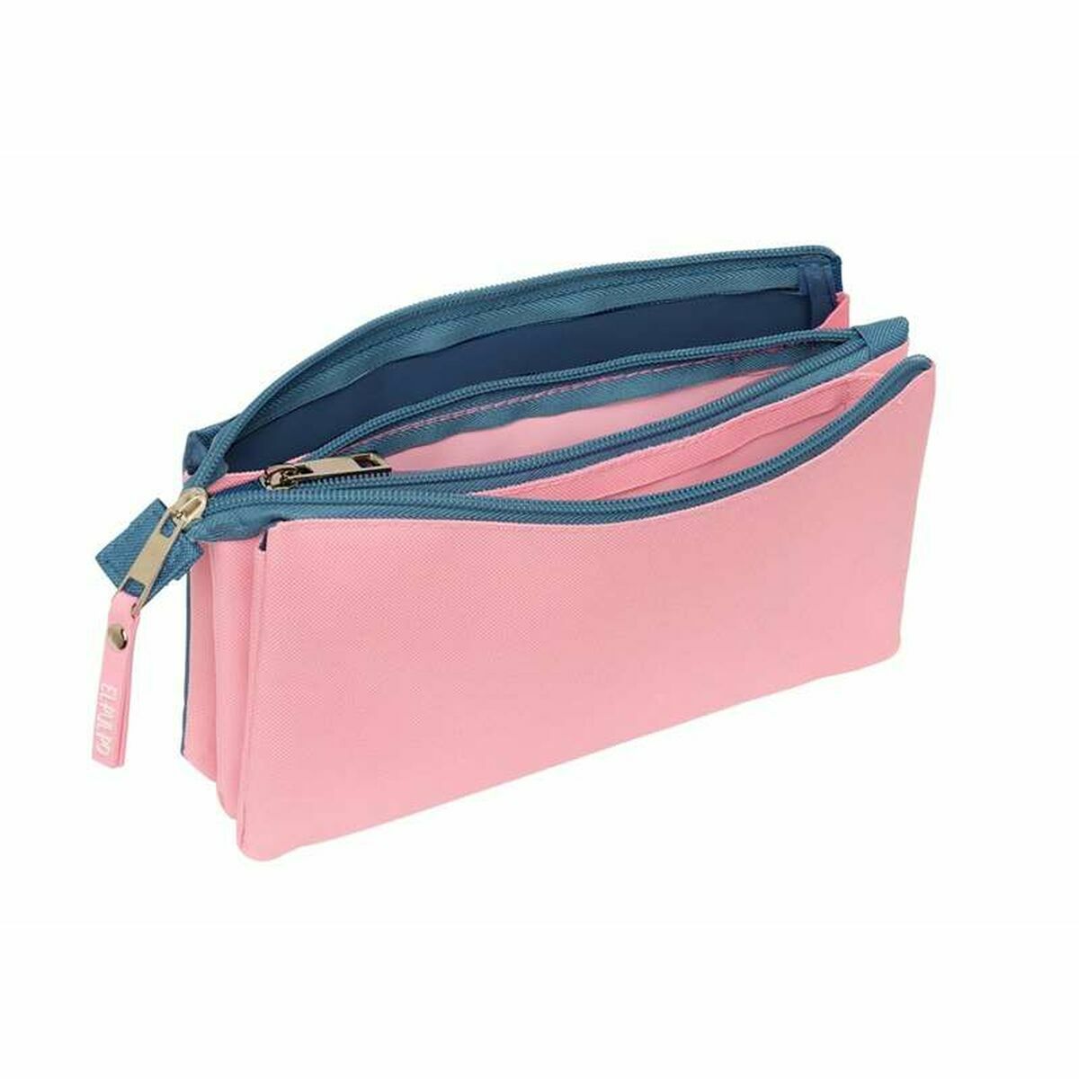Triple Carry-all El Pulpo   Blue Pink 22 x 12 x 3 cm