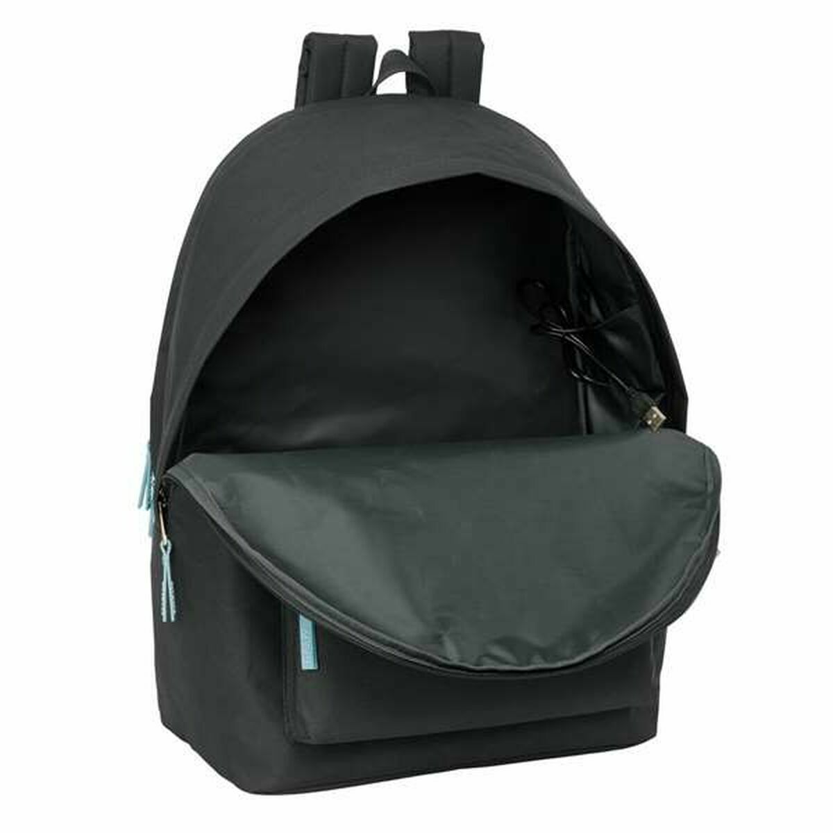 School Bag El Pulpo   Grey 31 x 44 x 18 cm