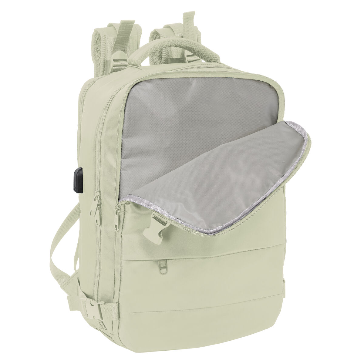 School Bag Safta Beige Beige