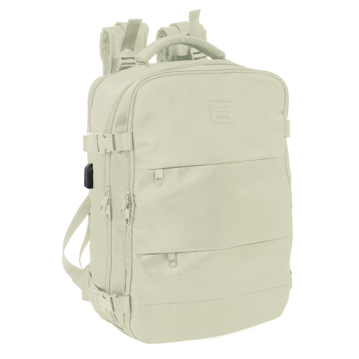 School Bag Safta Beige Beige School Bag Safta Beige Beige