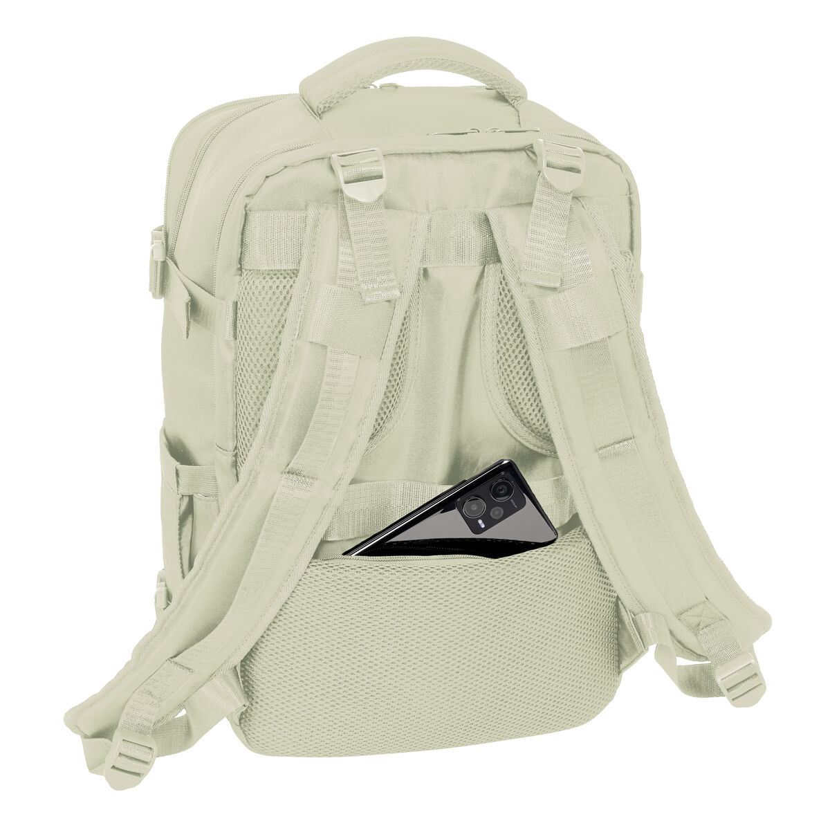 School Bag Safta Beige Beige